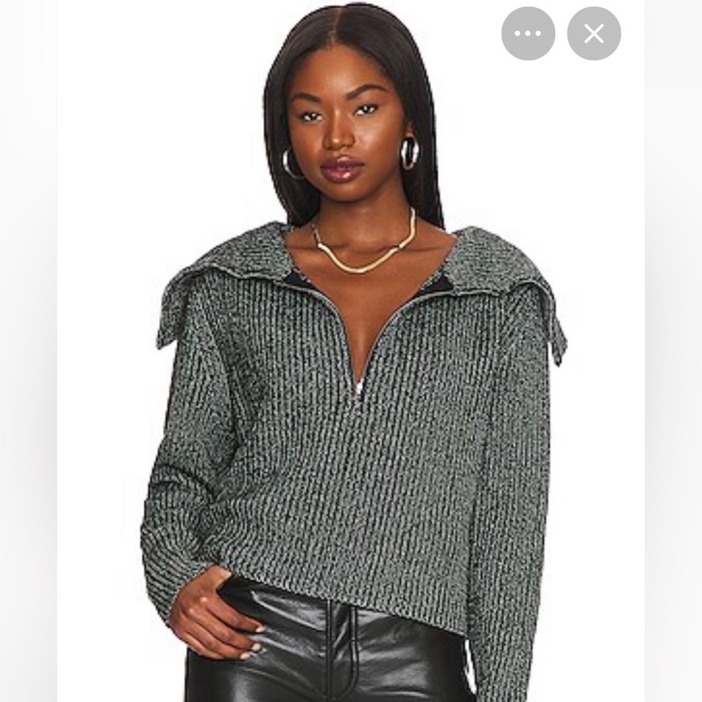 VARLEY Elise Half Zip Sweater, Dark Gray, XXSmall